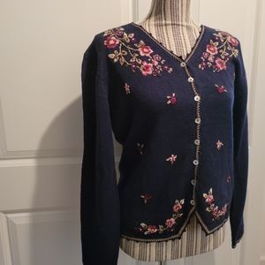 Sold VTG/Vintage Floral Cottagecore Sweater